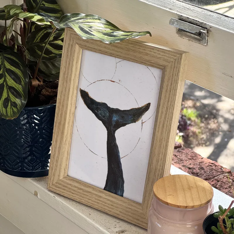 Ocean Collection - Whale Tail Digital Print view 1