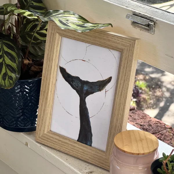 Ocean Collection - Whale Tail Digital Print