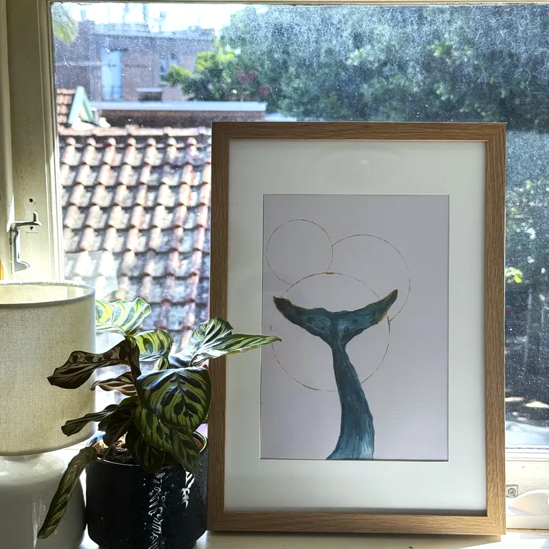 Ocean Collection - Whale Tail Digital Print view 3